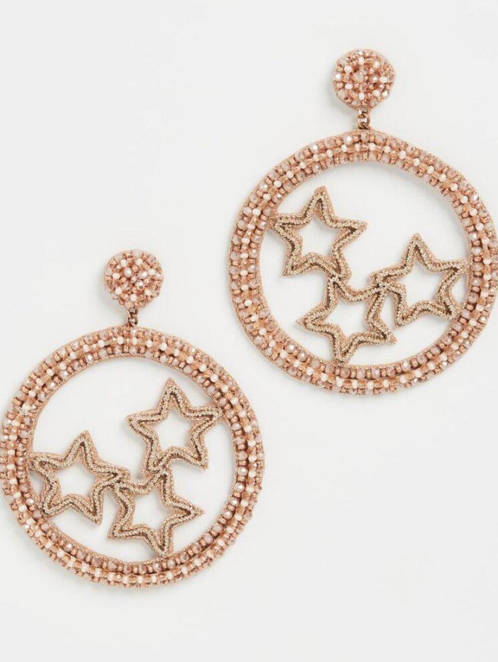 Anthropologie Deepa Gurnani Star Drop Earrings